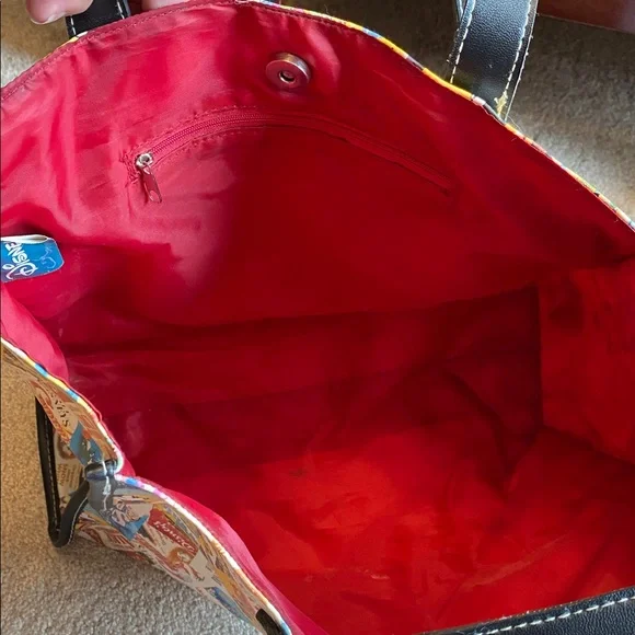 Vintage Disney Multicolor Tote Bag - Picture 6 of 7